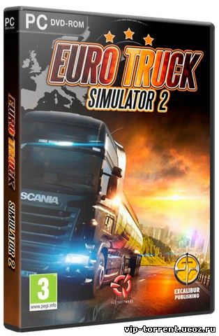 Euro Truck Simulator 2 [v 1.8.2.3s + 2 DLC] (2013) PC