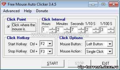 Free Mouse Auto Clicker 3.7